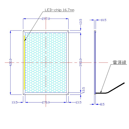 LEDモジュール在庫限り/LEDライトモジュールA3-4S10-LDP