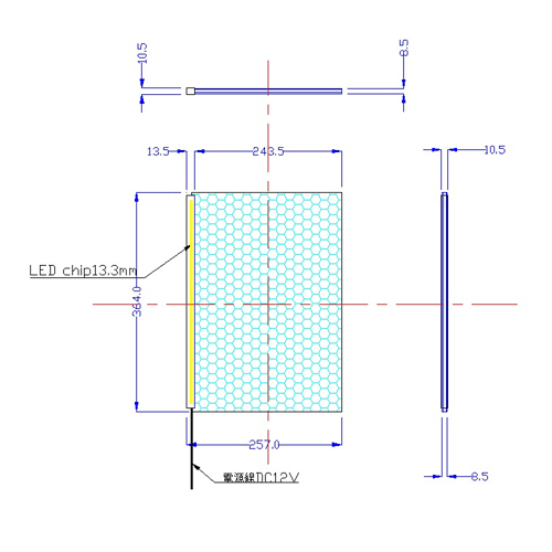 LEDライトシート/LEDライトシートB4-U10-LDP型